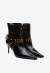 Bota couro preto cano curto cecconello 2970001-1 - loja online