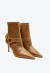 Bota couro marrom cano curto cecconello 2970001-2 - loja online