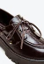 Mocassim couro marrom salto alto cecconello 2972002-3 - loja online