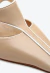 SLINGBACK COURO NUDE SALTO BAIXO CECCONELLO 3027003-2 - loja online