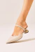 MULE COURO OFF WHITE SALTO BAIXO CECCONELLO 3072001-2 - comprar online