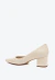 SCARPIN CREME SALTO BAIXO CECCONELLO 1905002-12 na internet
