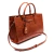 Bolsa olivia couro croco marrom cecconello c2904-3
