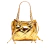 Bolsa talia couro ouro cecconello c2928-7 - comprar online