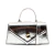 Bolsa kim couro prata cecconello c2932-10 - comprar online