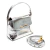 Bolsa aurora couro prata cecconello c2952-2