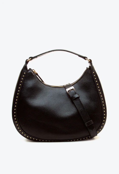 BOLSA COURO PRETO CECCONELLO C2970-1