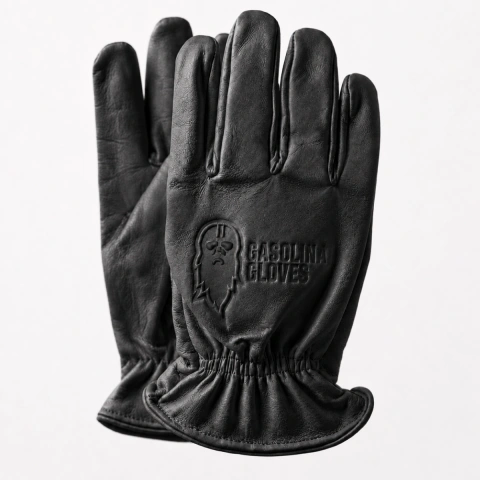 LUVA DE COURO - ALL BLACK