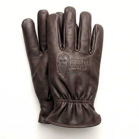LUVA DE COURO - COFFEE BROWN