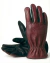 LUVA DE COURO - RED & BLACK
