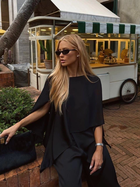 BLUSA FENDA MANGA CETIM MONALISA - 364802593 - comprar online