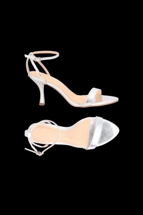 60590001-2 CALCADOS METALCOLOR PRATA ENFEITES NIQUEL - comprar online