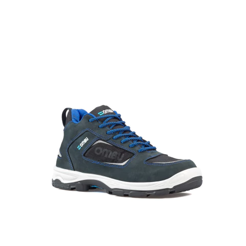 Botin Ombu Krypton Reflex Azul Cuero Flor Nobuk - comprar online