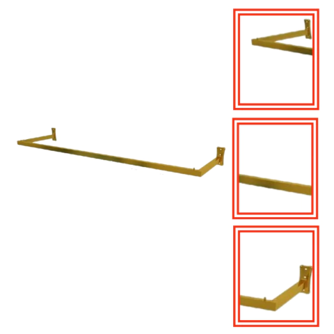 Arara De Parede-Tubo quadrado