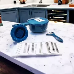 Kit Cortador de Legumes Manual 12 em 1 – Praticidade e Versatilidade na Sua Cozinha - Zellor