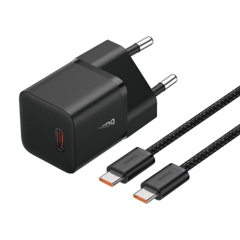 Carregador Turbo USB-C GaN5 20W + Cabo USB-C 100W 1 Metro - comprar online