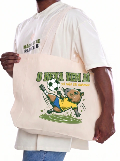 Ecobag Brasil - Capivara do Hexa