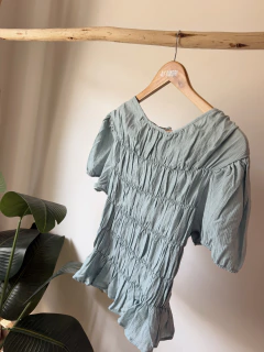 Blusa Minu - (Celeste) en internet