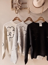 Sweater Lentejuela Flor