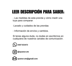 Sweater Lucero - A Y  A M O R !