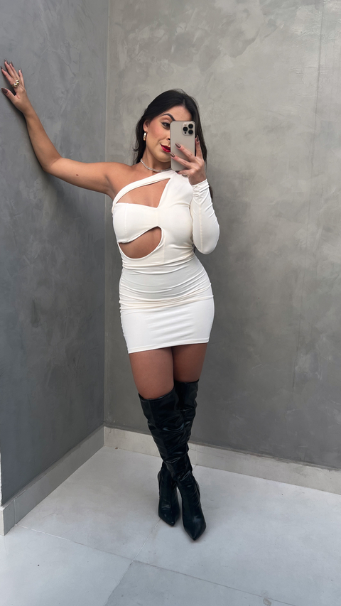 Vestido Kiara - Off White - comprar online