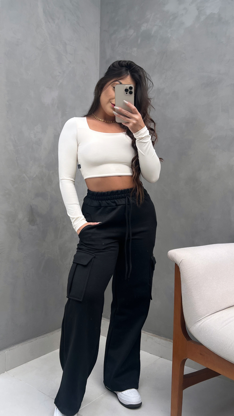 Calça Luna - Preta - comprar online