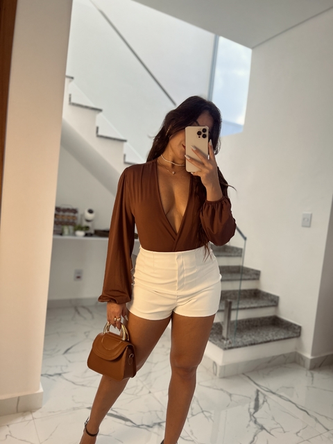 Body Ayla - Marrom - comprar online