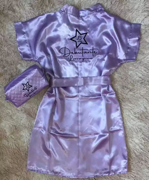 Kit Debutante Analu (estrela+titulo+nome) Bordado - Debutante