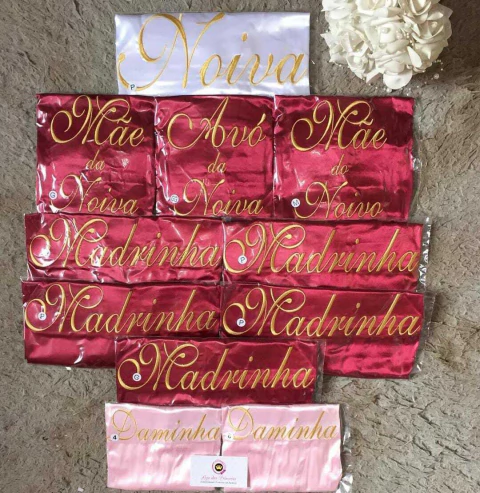 Robe De Cetim Shelt Bordado - Noiva / Madrinha / Debutante