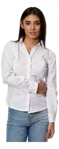 CAMISA CLASICA ENTALLADA MUJER - comprar online