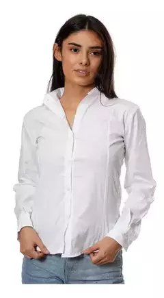 CAMISA CLASICA ENTALLADA MUJER en internet