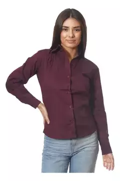CAMISA CLASICA ENTALLADA MUJER
