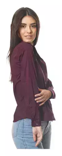 CAMISA CLASICA ENTALLADA MUJER - tienda online