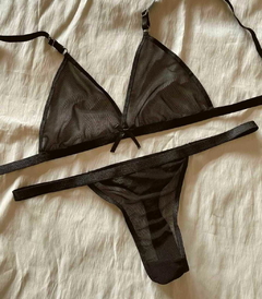 CONJUNTO TRANPARENTE LEOPARDO