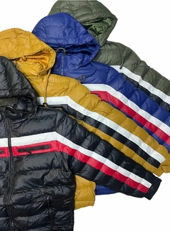 Campera Puffer con Detalles Racing - comprar online