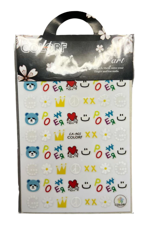 PLANCHA STICKER CA-965