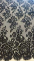 TECIDO RENDA CHANTILLY PRETA - comprar online