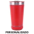 Copo Térmico Som Led Bluetooth e Tampa com Abridor 420ML(PERSONALIZADO)Vermelho
