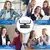 B-Max Bm-220 Microfone Lapela Wireless Sem Fio Android tipo C Cor Preto
