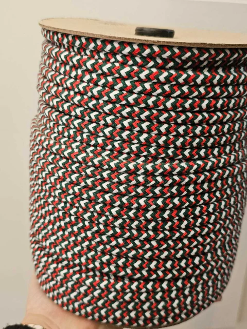 CORDON DE ALGODON PREMIUM ZIG ZAG NAVIDAD - comprar online