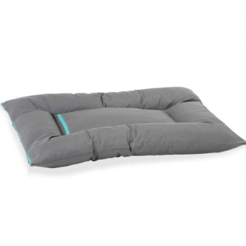 ALMOHADON ANTIDESGARRO 100X70X10CM GRIS CAMA PERRO - comprar online