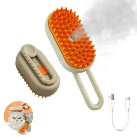 CEPILLO A VAPOR C/MANIJA USB PERRO GATO - comprar online