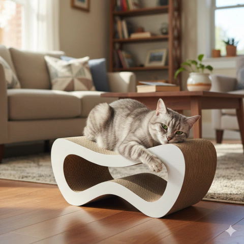 RASCADOR CARTON DIVAN INFINITO GDE GATO - comprar online