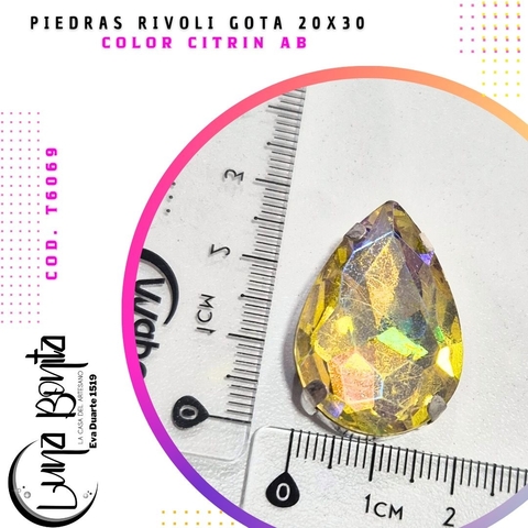 Piedra Rivoli Gota 20x30MM - comprar online
