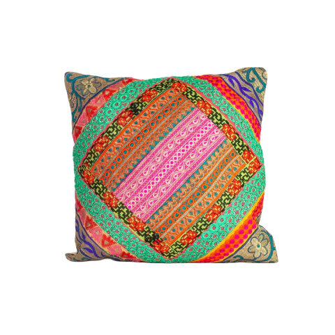 Paz do Sol – Capa de Almofada Bordada - comprar online