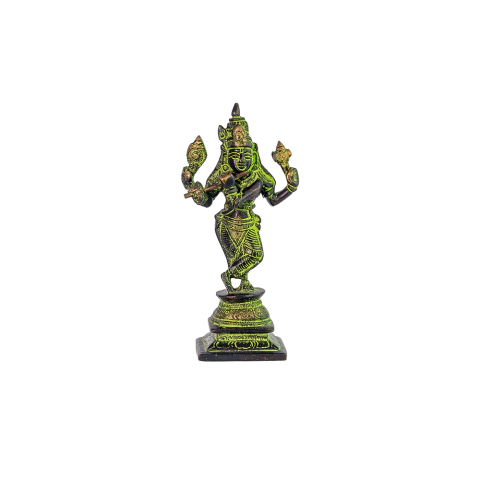 Estátua Krishna Verde - Tamanho P - comprar online