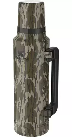 Termo Stanley Clásico 1.4 Lts con Asa Plegable Camuflado - Durabilidad y Estilo Aventurero - Thermal Products