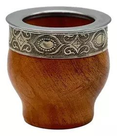 Mate Imperial De Algarrobo + Bombilla Pico De Loro - comprar online