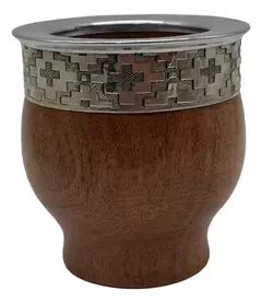 Mate Imperial De Algarrobo + Bombilla Pico De Loro - tienda online
