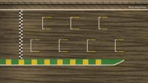 KIT 2 DIOPADS em Neoprene com 1 Grid de Largada + 1 S do Senna - comprar online